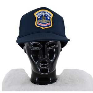 Vintage Metropolitan Police District of Columbia Mesh Trucker Hat Cap